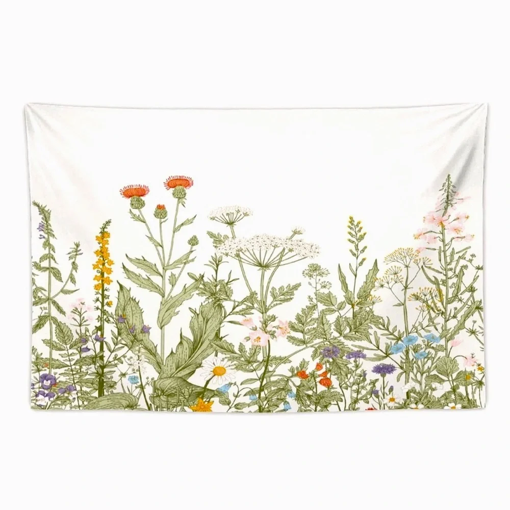 Botanical Garden Floral Wall Tapestry Dorm, Living Room, Bedroom Decor 40